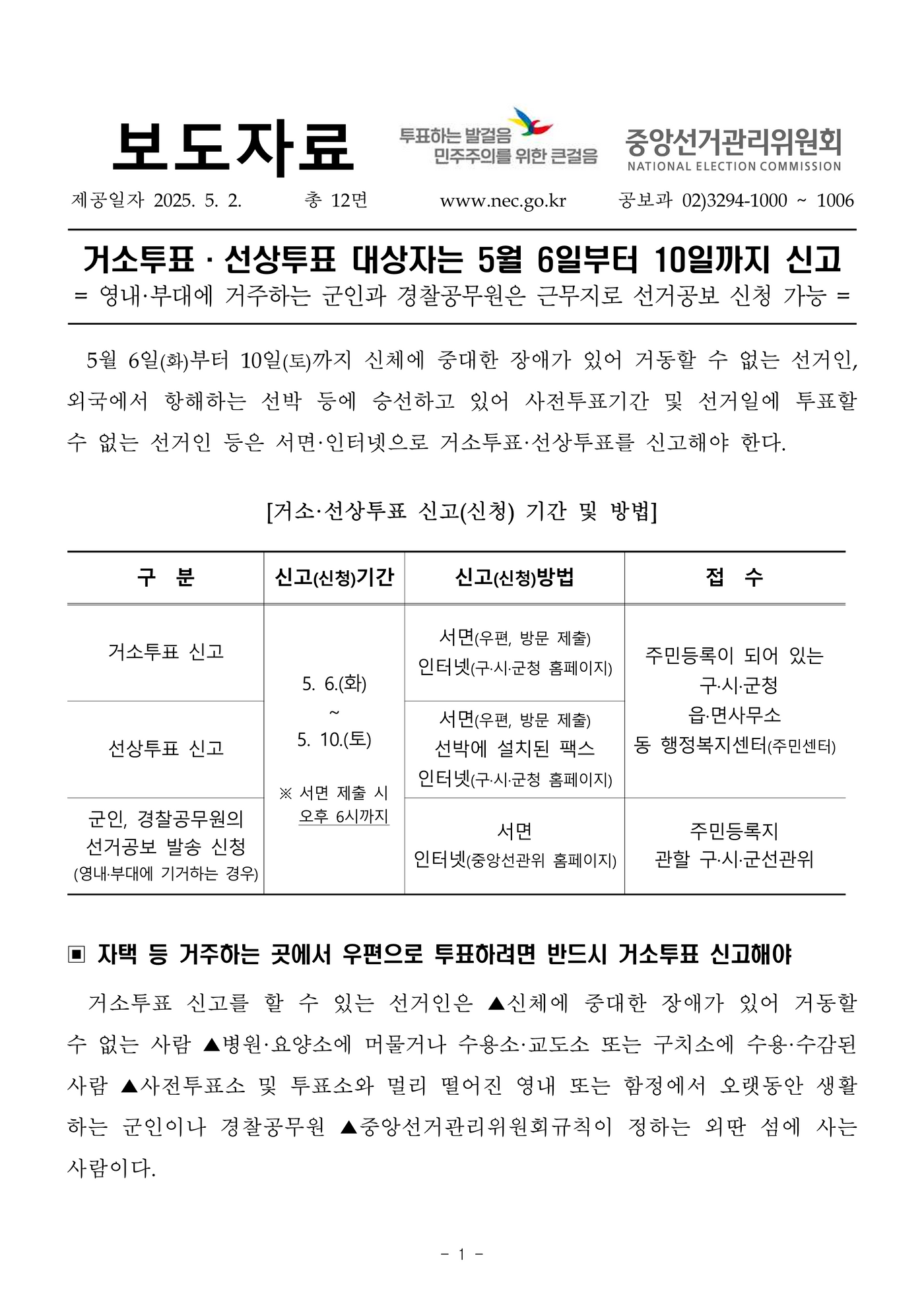 보도자료(250502)_거소투표·선상투표_대상자는_5월_6일부터_10일까지_신고_1
